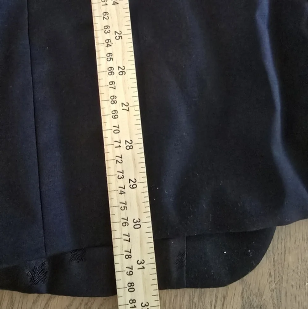 Ralph Lauren Blazer 100% Wool‎ 2 Button Sport Coat Jacket Navy Blue Size 42